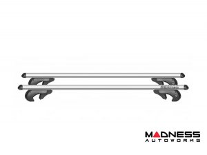 Jeep Renegade Roof Rack Cross Bars - for models w/ factory roof rails - Silver (2015-2023)